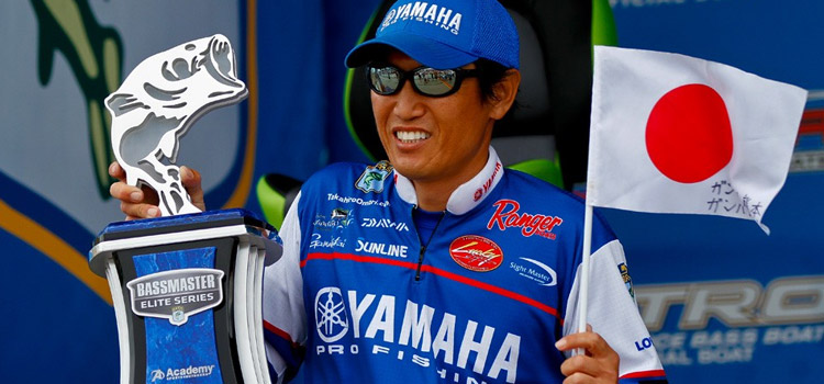 Takahiro won Bassmaster Elite