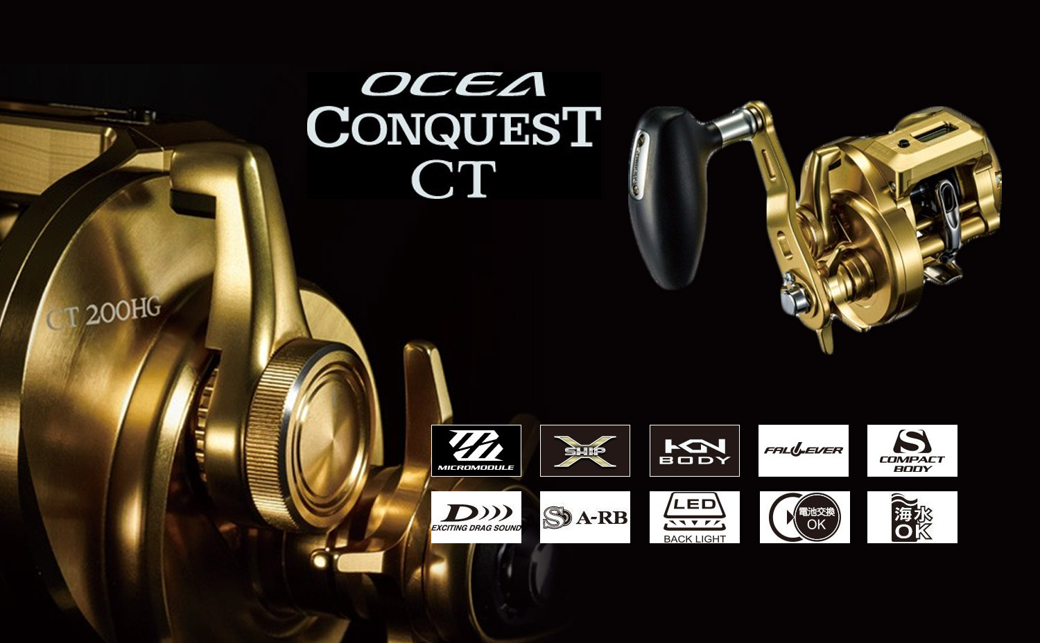 Offshore Overhead Reel with Counter – SHIMANO OCEA Conquest CT