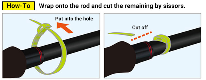 How to make a Hook Keeper for a Fishing Rod in seconds 