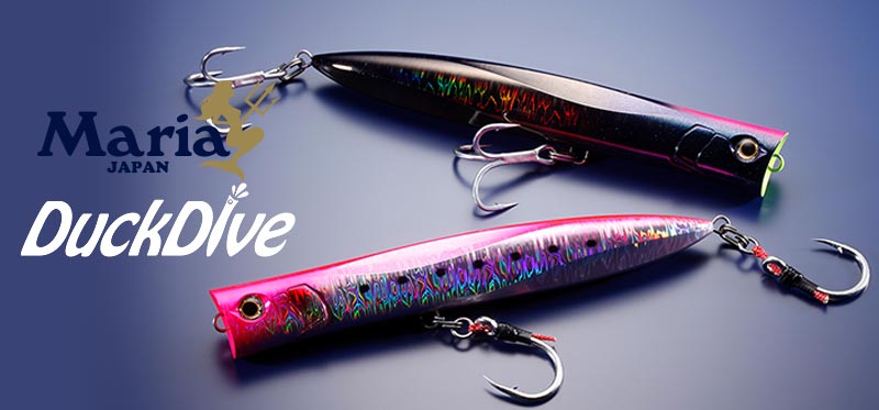 Long Popper Lure for Kingfish from Maria – Duck Dive F 230 - Japan Fishing  and Tackle News