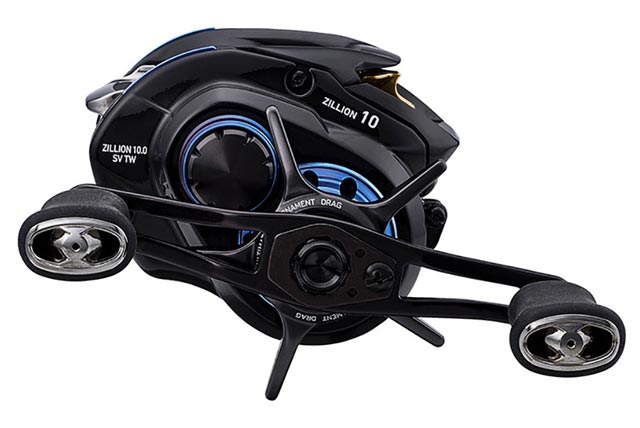 Extra speed gear baitcasting reel from DAIWA - Zillion 10.0R/10.0L SV TW -  Japan Fishing and Tackle News