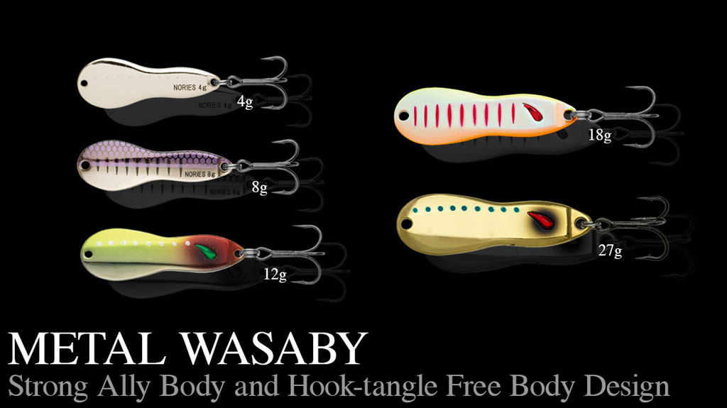 “Next Generation” Spoon Jig from Nories – Metal Wasaby Has Heavy Weight now!
